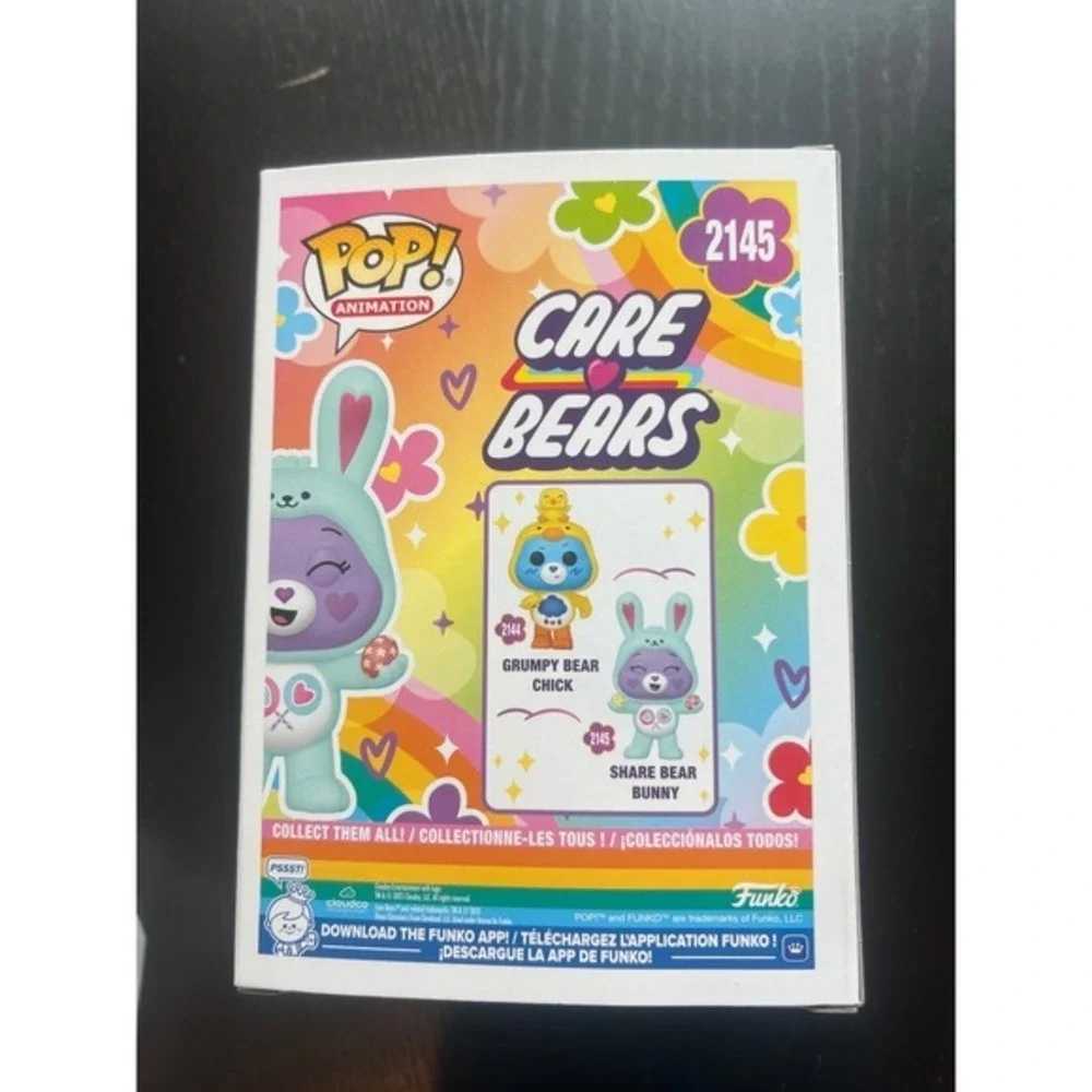 NEW - Funko Pop Animation Care Bears Share Bear Bunny 2145‎ Vinyl Figure